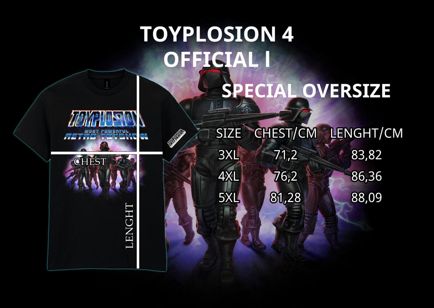 TOYPLOSION 4 T-Shirt Shock Trooper Schwarz ÜG